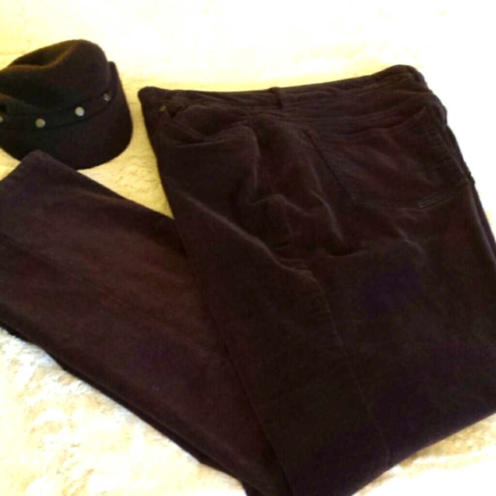 Brown Velvet Pants!